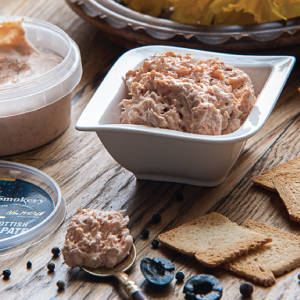 Freshly Produced Smoked Trout Pate